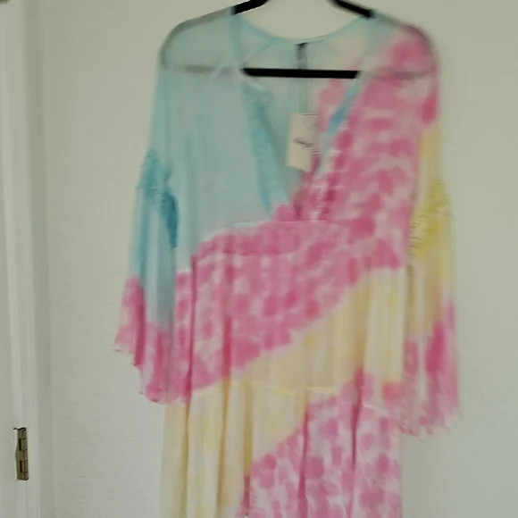 Tie-Dye Dress/Beach Cover-up - Picture 10 of 17